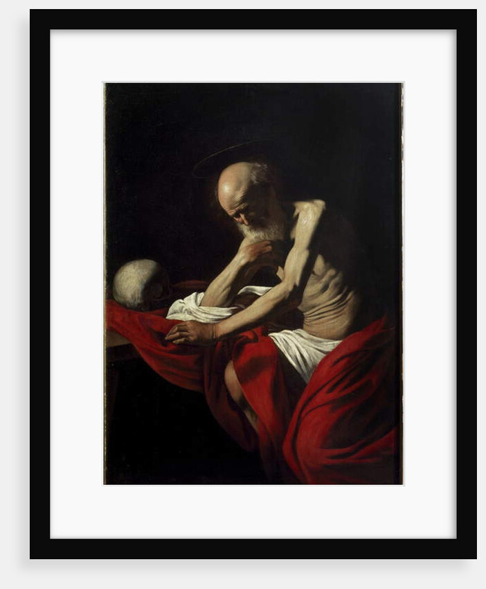 Penitent Saint Jerome by Michelangelo Merisi da Caravaggio
