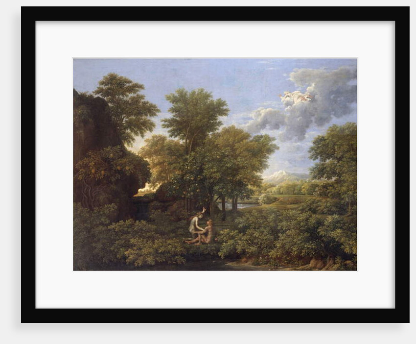 Spring or Earth Paradise - oil on canvas, 1660-1664 by Nicolas Poussin