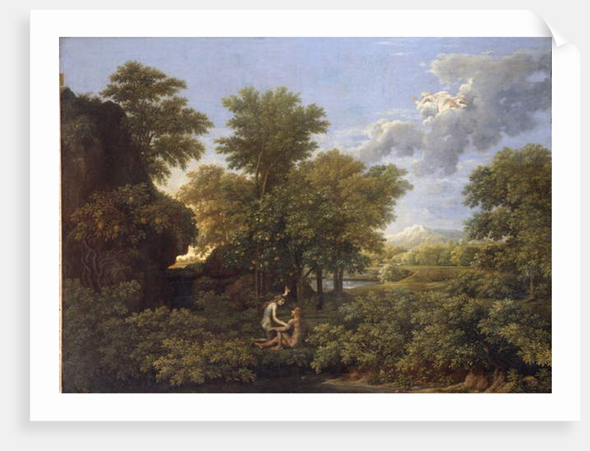 Spring or Earth Paradise - oil on canvas, 1660-1664 by Nicolas Poussin