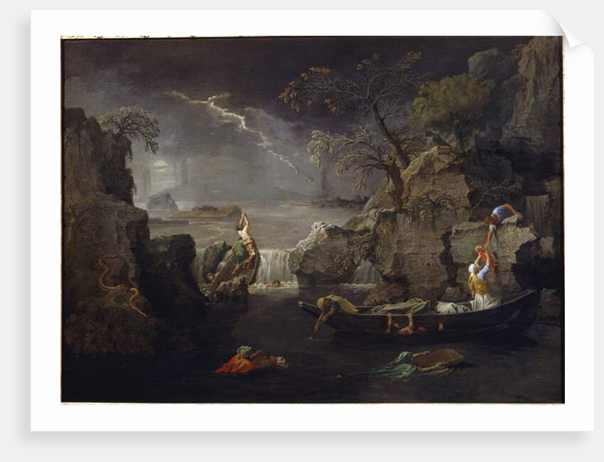 Winter or deluge - by Nicolas Poussin