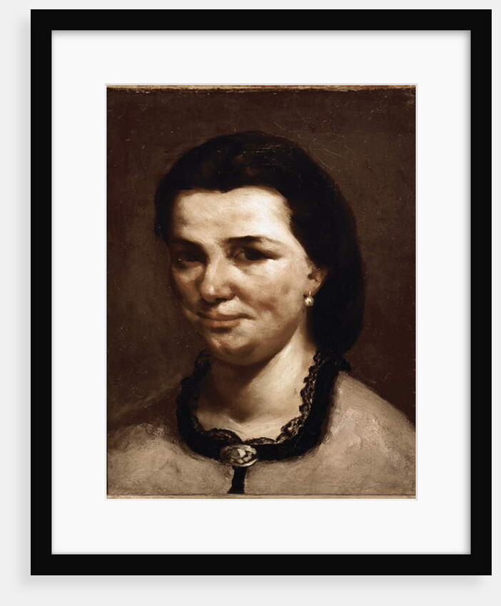 Portrait of a lady by Gustave Courbet