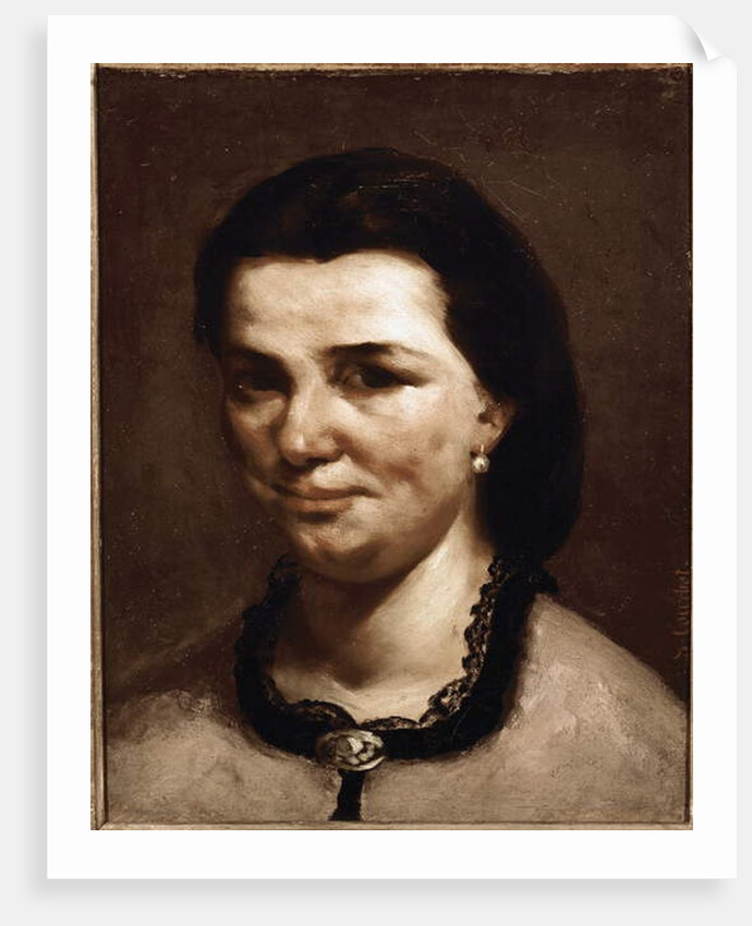Portrait of a lady by Gustave Courbet