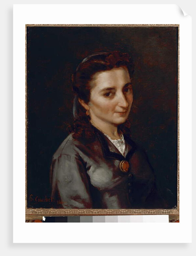 Portrait of Madame Buchon by Gustave Courbet