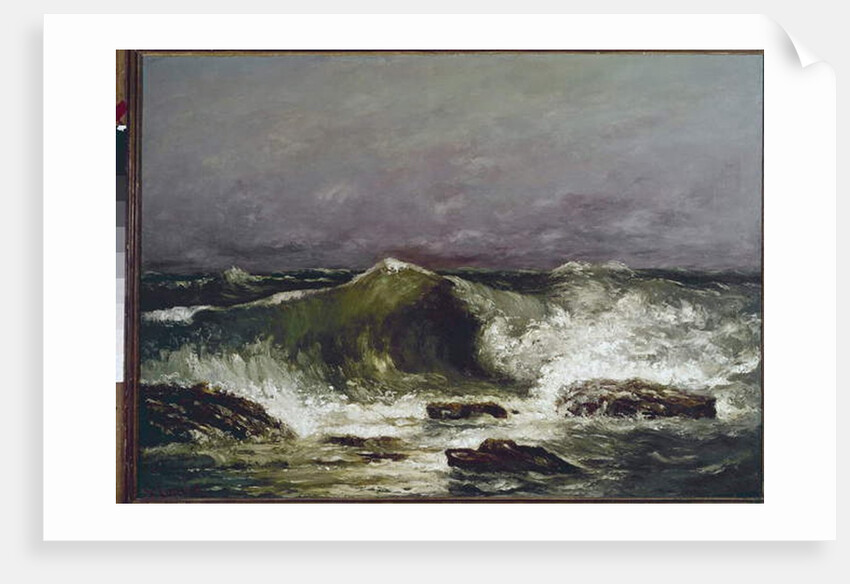 The wave, c.1870 by Gustave Courbet