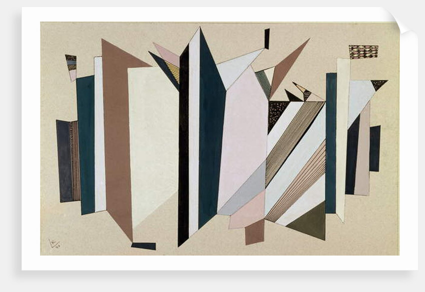 Untitled Painting by Vassily Kandinsky 1940 Bale, private collection by Wassily Kandinsky