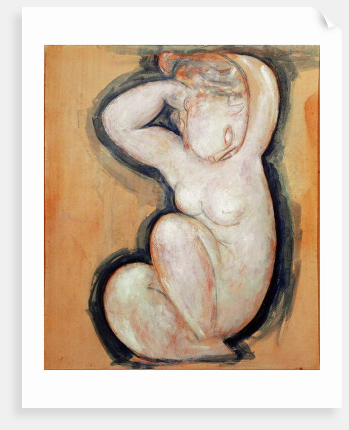 Cariatid. 1913-1914 by Amedeo Modigliani