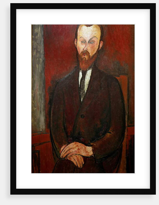 Count Wielhorski. 1916. by Amedeo Modigliani