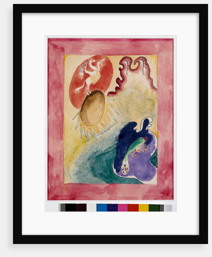 Cover project for the almanac of The Blue Rider, 1911 by Wassily Kandinsky