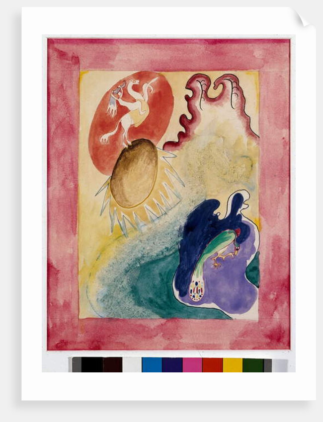 Cover project for the almanac of The Blue Rider, 1911 by Wassily Kandinsky