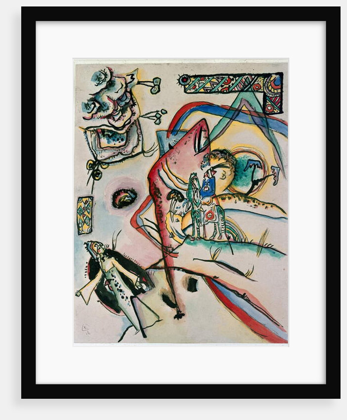 The Horseman, 1916 by Wassily Kandinsky