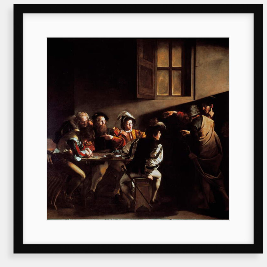 The Calling of Saint Matthew by Michelangelo Merisi da Caravaggio