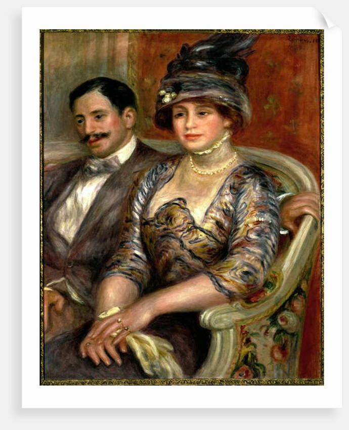 Mr and Mrs Bernheim de Villers by Pierre Auguste Renoir