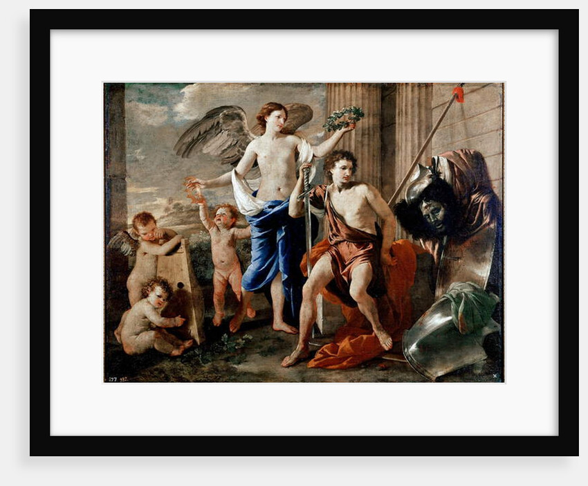 David's triumph. by Nicolas Poussin