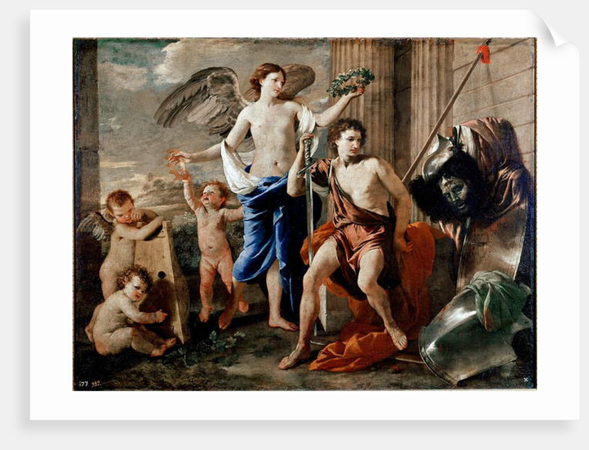 David's triumph. by Nicolas Poussin
