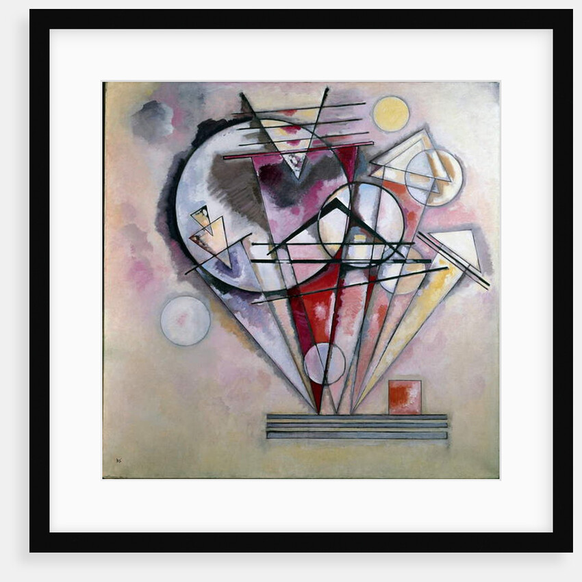 On the Pointe Painting by Vassily Kandinsky 1928 Dim. 1,4x1,4 m Paris. Centre National d'Art et de Culture Georges Pompidou. by Wassily Kandinsky