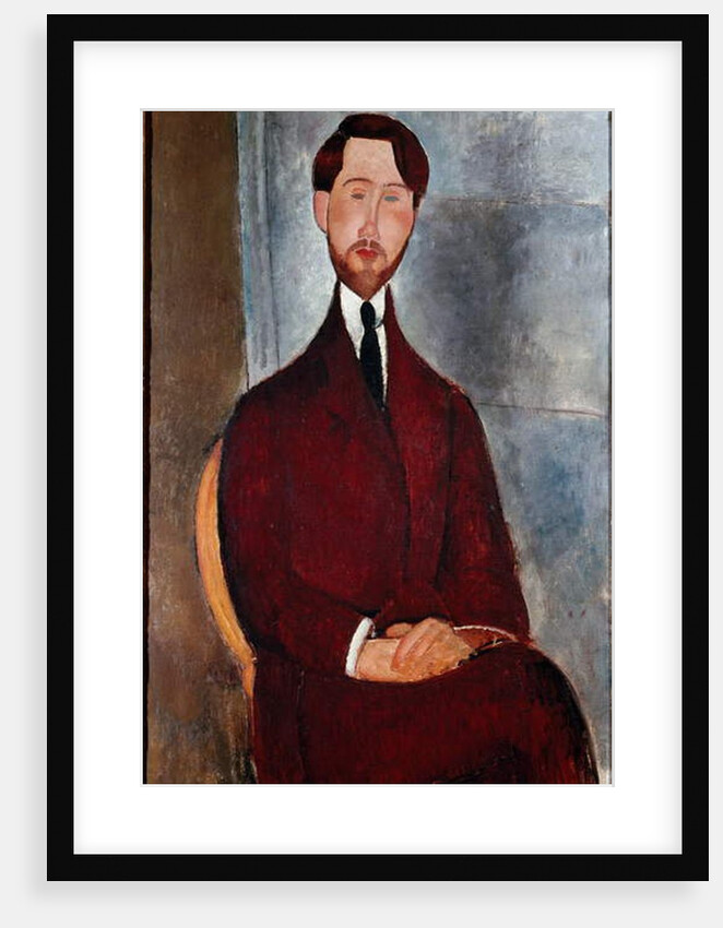 Portrait of Leopold Zborowski, 1917 by Amedeo Modigliani