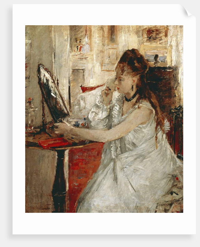 Young Woman Powdering Her Face by Berthe Morisot