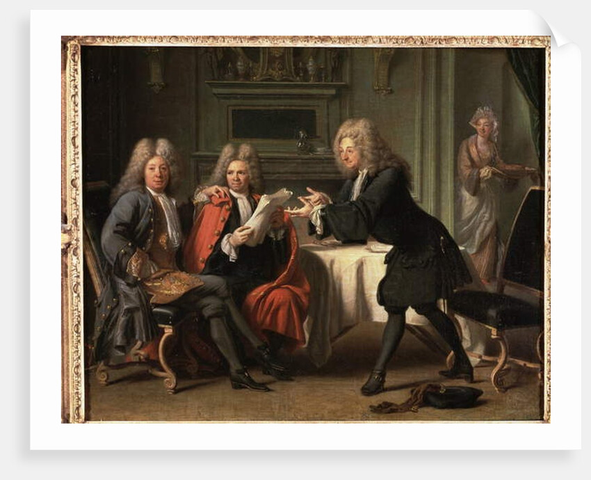 The Maison d'Auteuil, 1716 by Jacques Autreau