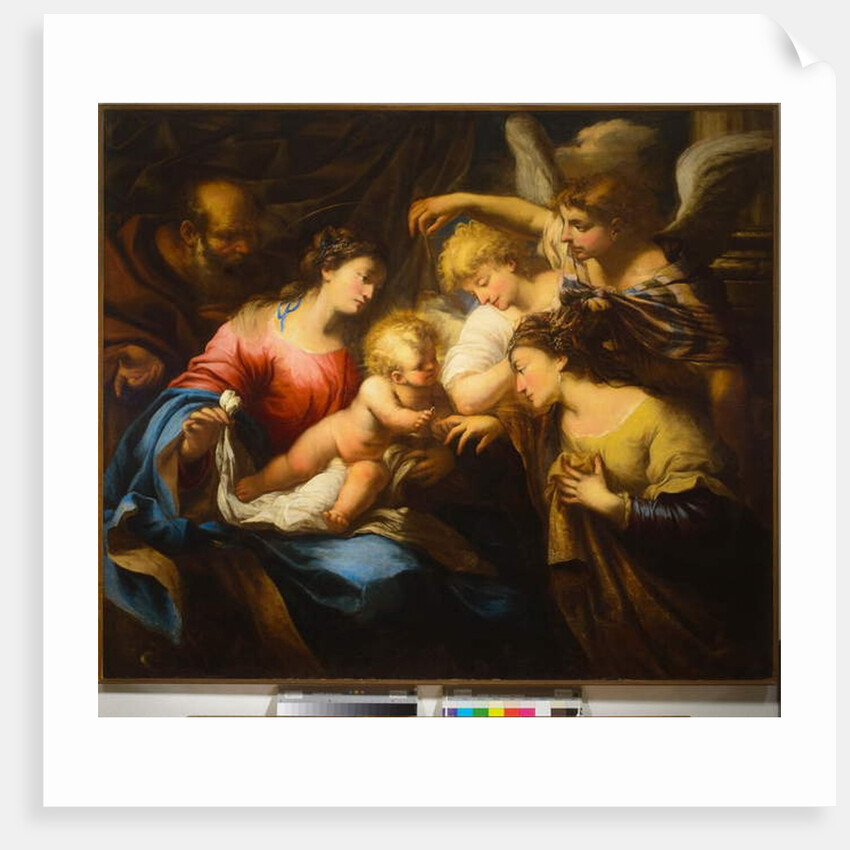 Mystical Marriage of Saint Catherine by School Italian