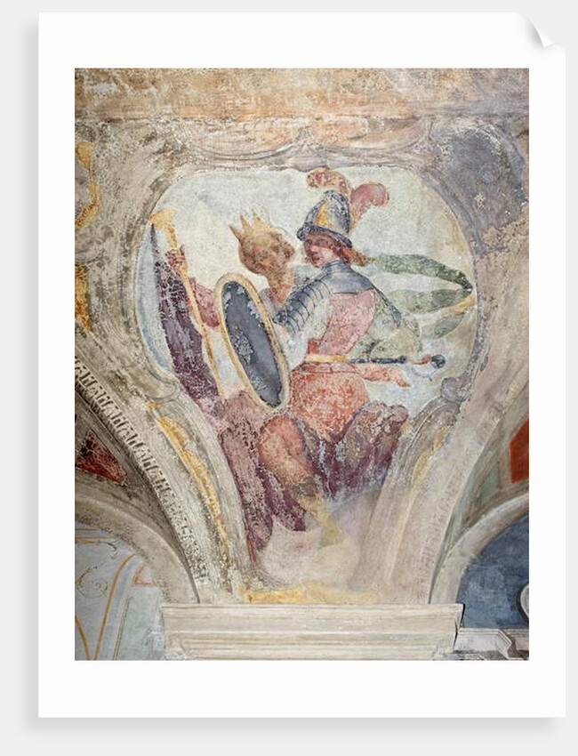 The triumph of David, detail, c.1620-29 by Bernardo Strozzi