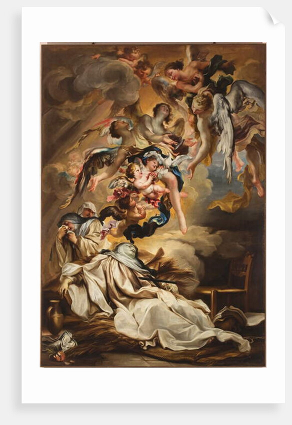 Death of St. Scholastica, c. 1700 by Gregorio de Ferrari