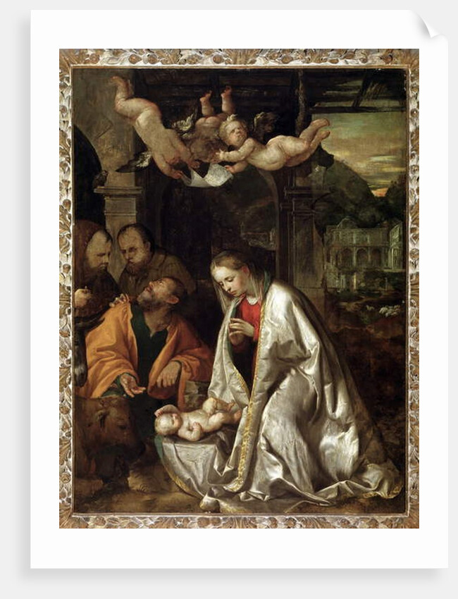 Nativity) by Girolamo Romanino