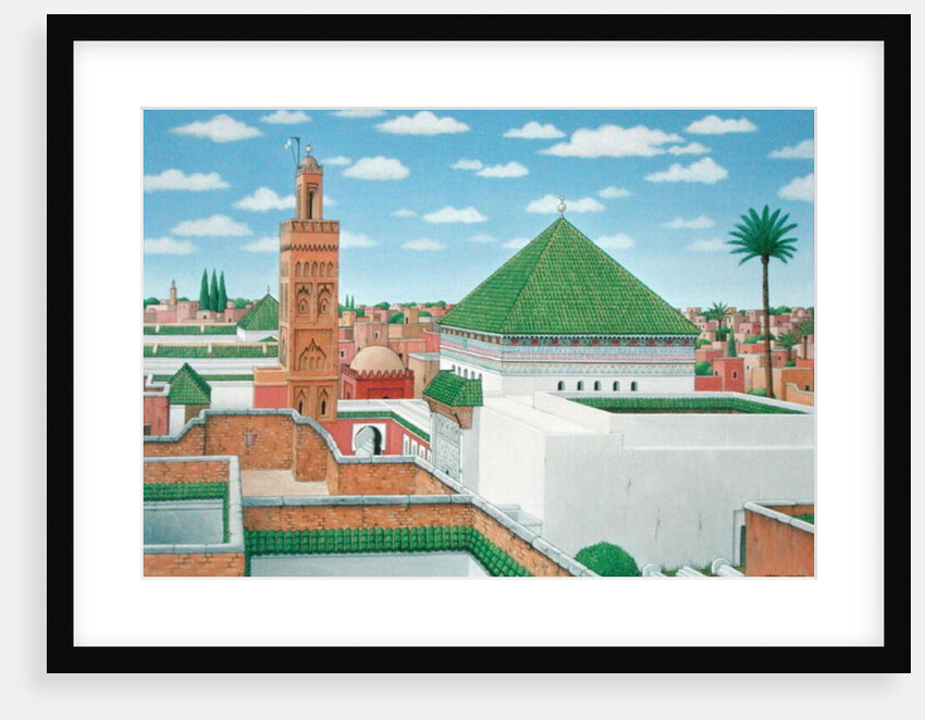Rooftops, Marrakech, 1998 by Larry Smart