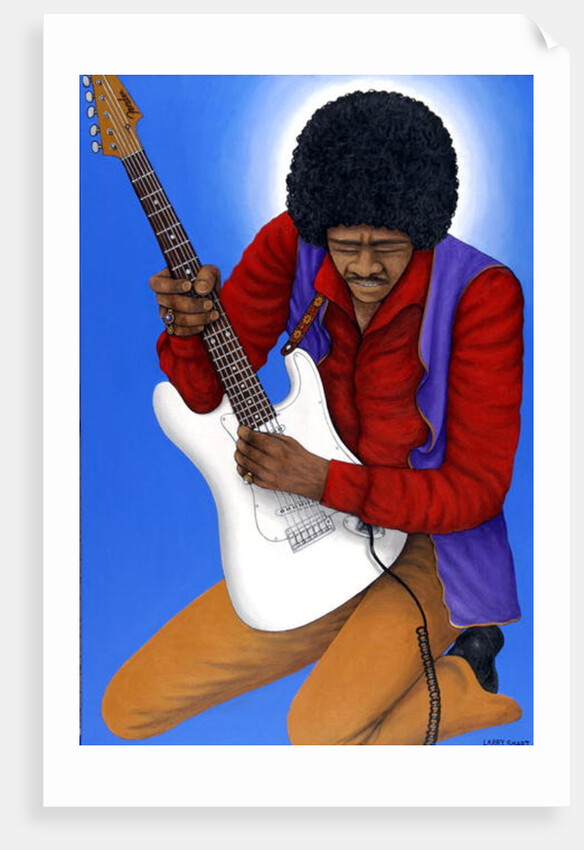 Jimi Hendrix by Larry Smart
