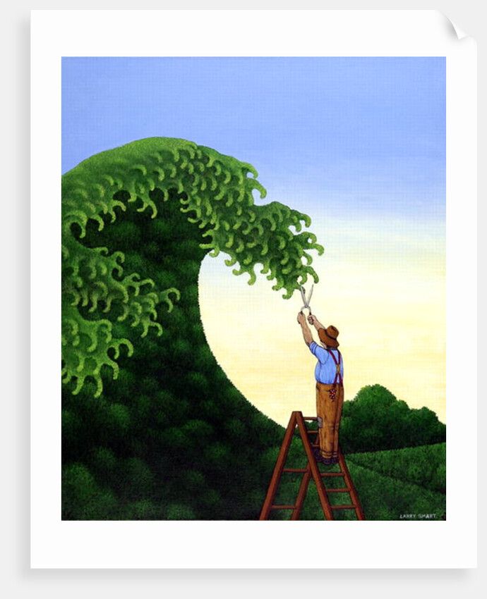 Topiary Wave by Larry Smart