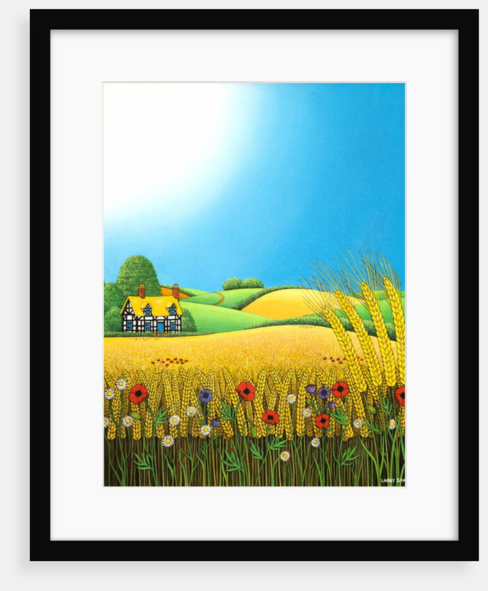 Sussex Wheatfields, 1995 by Larry Smart