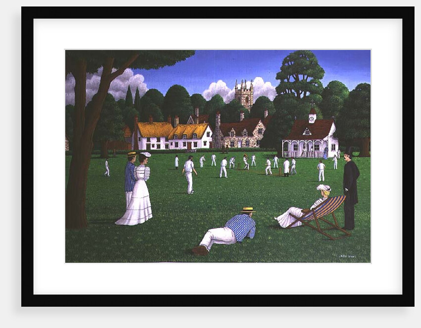 Edwardian Cricket, 1986 by Larry Smart