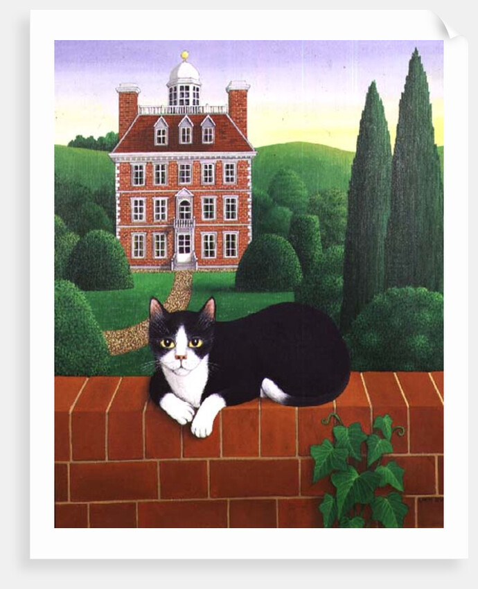 The Cat on the Wall, 1986 by Larry Smart