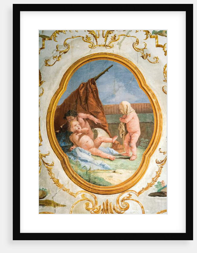 Fresco from the Putti Room, in the Foresteria 1757 by Giandomenico (1727-1804) Tiepolo