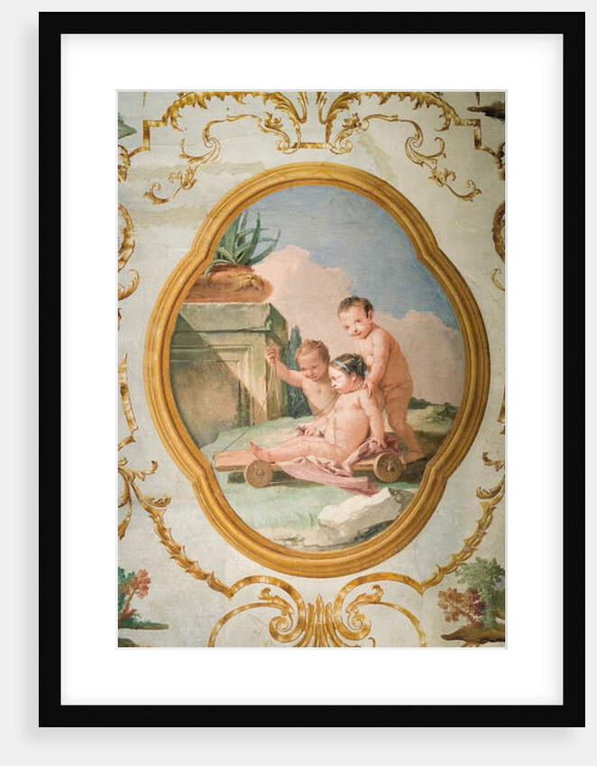 Fresco from the Putti Room, in the Foresteria 1757 by Giandomenico (1727-1804) Tiepolo