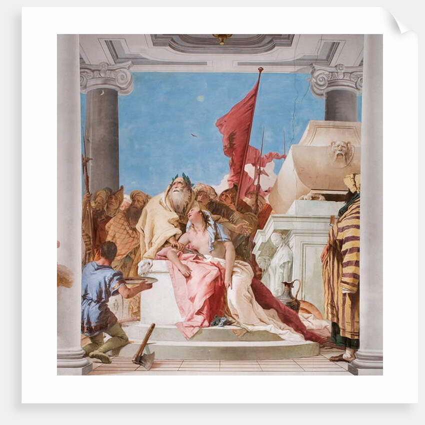 Detail from The Sacrifice of Iphigenia by Giovanni Battista (1696-1770) Tiepolo