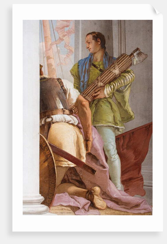 Detail of The Greek Fleet in Aulis by Giovanni Battista (1696-1770) Tiepolo