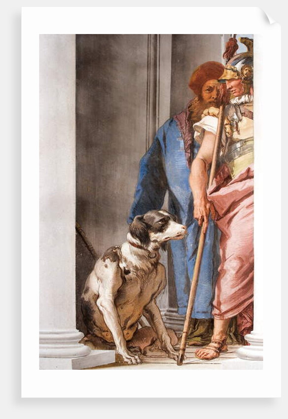 Detail of The Greek Fleet in Aulis by Giovanni Battista (1696-1770) Tiepolo