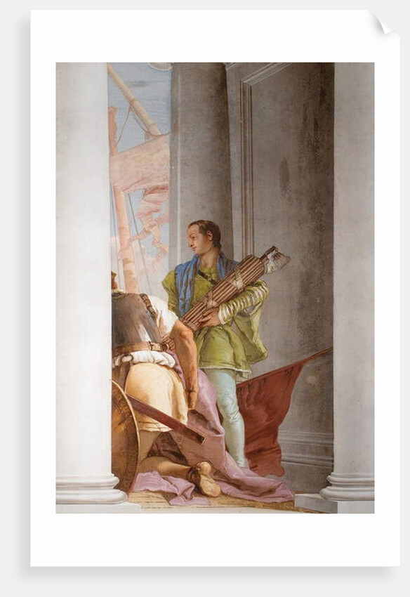 Detail of The Greek Fleet in Aulis by Giovanni Battista (1696-1770) Tiepolo