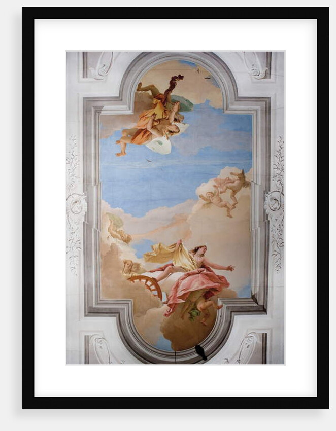 Ceiling of the Entrance Hall in the Palazzina, 1757 by Giovanni Battista (1696-1770) Tiepolo