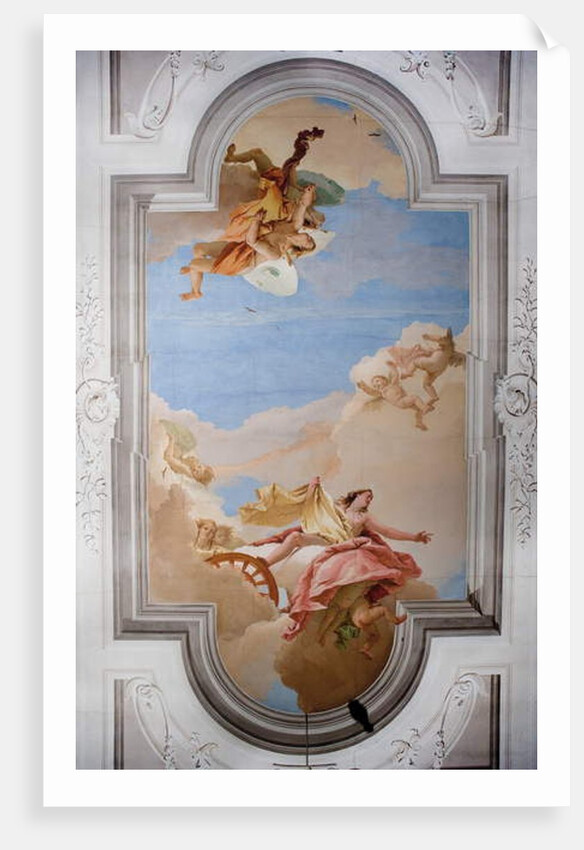 Ceiling of the Entrance Hall in the Palazzina, 1757 by Giovanni Battista (1696-1770) Tiepolo
