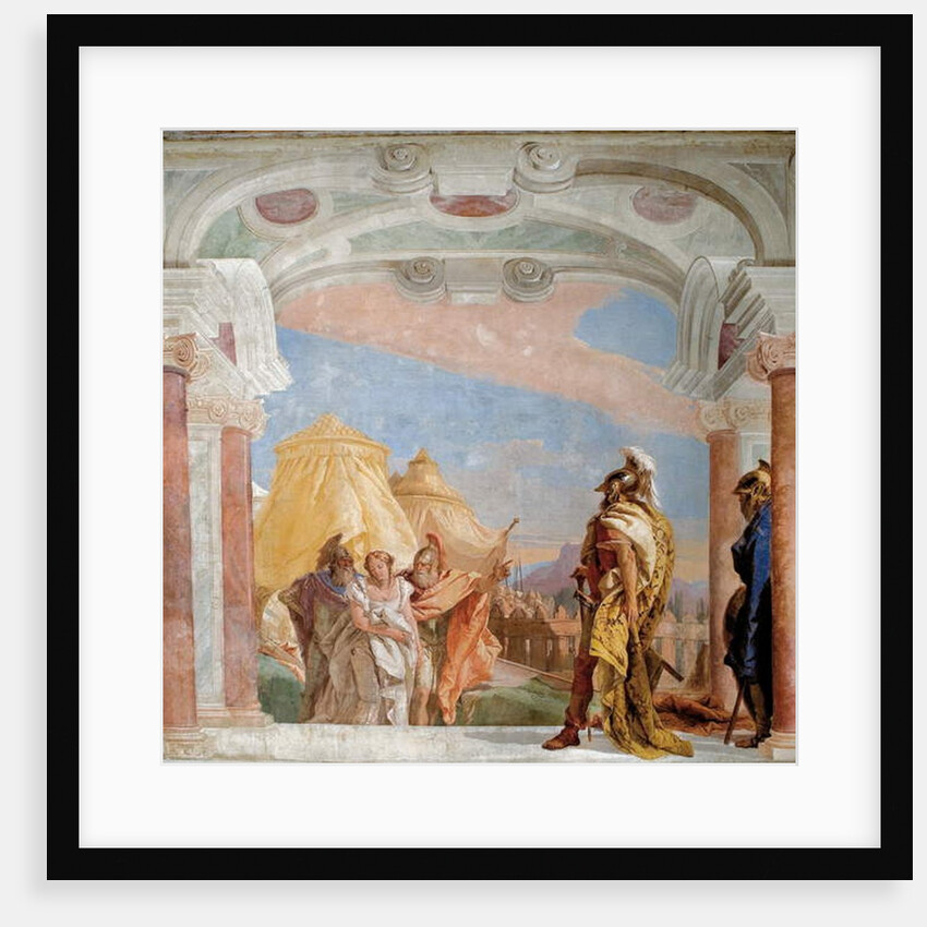 Eurybates and Talthybius leading Briseis to Agamemnon, 1757 by Giovanni Battista Tiepolo