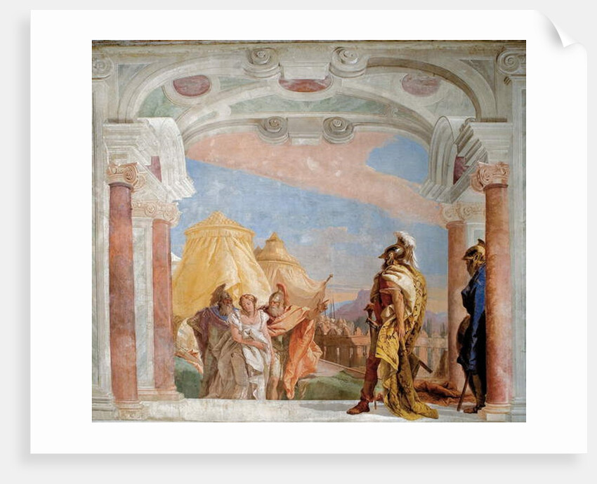 Eurybates and Talthybius leading Briseis to Agamemnon, 1757 by Giovanni Battista Tiepolo
