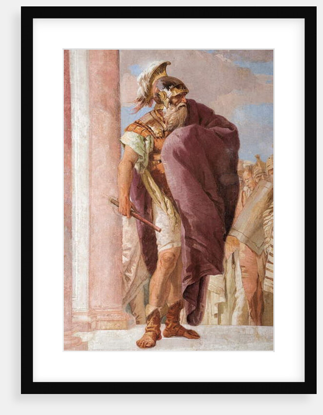 Detail of Agamemnon, from Minerva Restraining Achilles from Killing Agamemnon by Giovanni Battista (1696-1770) Tiepolo
