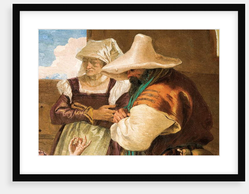 Detail from Angelica and Medoro Taking Leave of the Peasants by Giovanni Battista Tiepolo