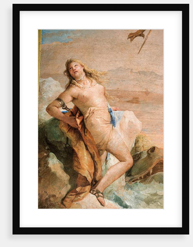 Detail of Angelica, from Ruggero Freeing Angelica by Giovanni Battista (1696-1770) Tiepolo