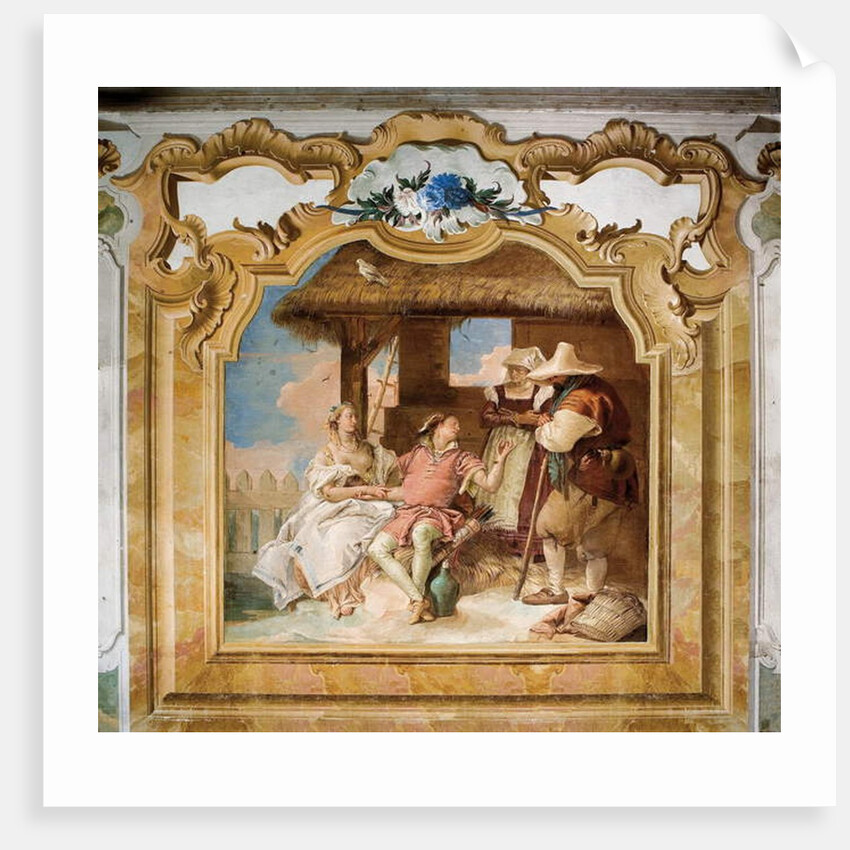 Angelica and Medoro Taking Leave of the Peasants by Giovanni Battista (1696-1770) Tiepolo