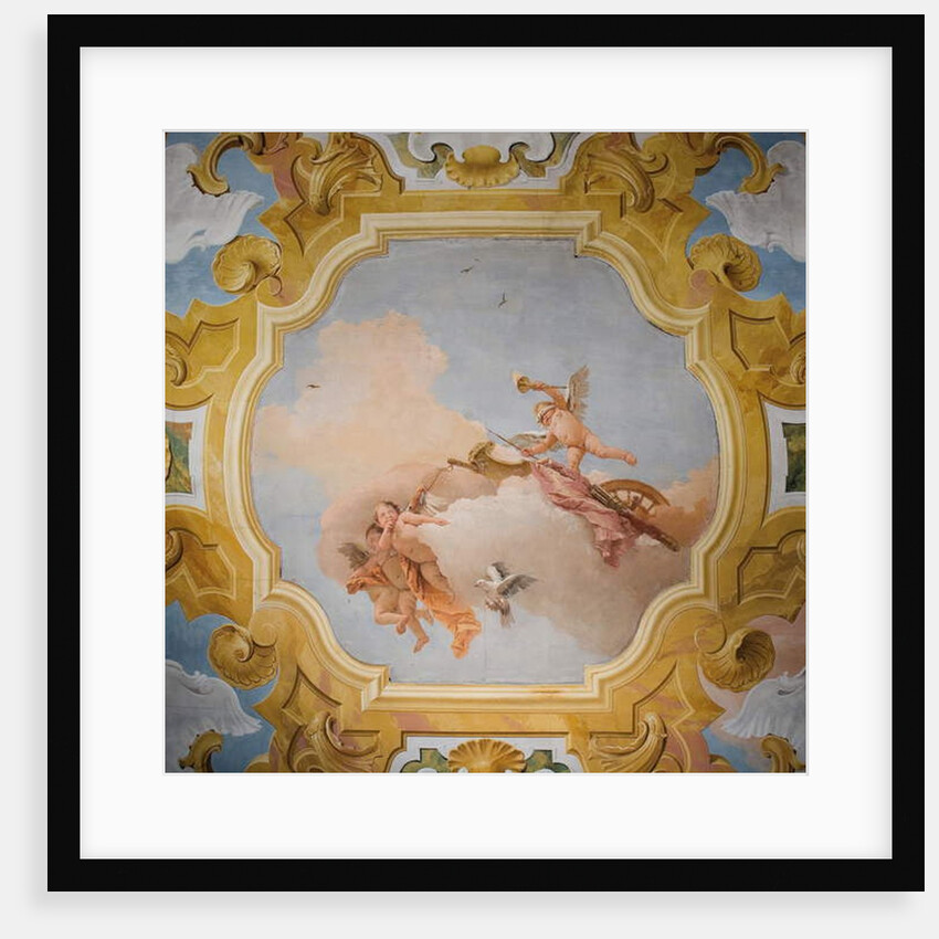 Ceiling of the Room of Orlando Furioso in the Palazzina, 1757 by Giovanni Battista (1696-1770) Tiepolo