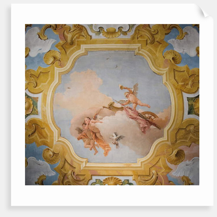 Ceiling of the Room of Orlando Furioso in the Palazzina, 1757 by Giovanni Battista (1696-1770) Tiepolo