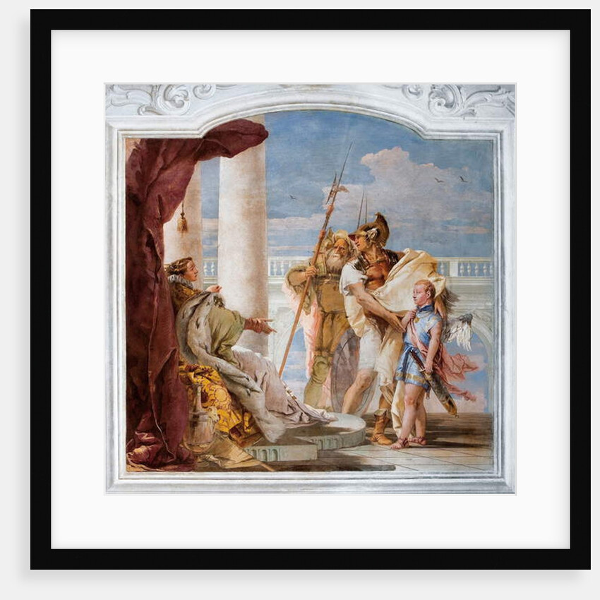 Aeneid Presents Cupid, Disguised as Ascanius, to Dido by Giovanni Battista (1696-1770) Tiepolo