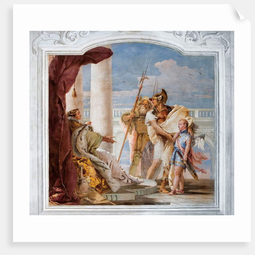 Aeneid Presents Cupid, Disguised as Ascanius, to Dido by Giovanni Battista (1696-1770) Tiepolo